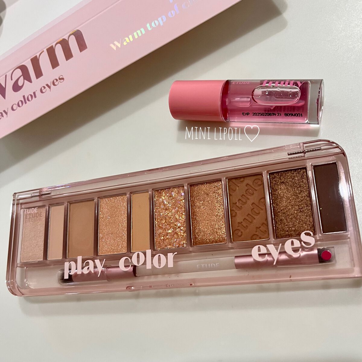 プレイカラー アイシャドウ/ETUDE/アイシャドウパレットを使ったクチコミ(2枚目)