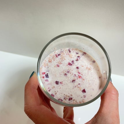 オヤスミタンパク イチゴ味/オヤスミタンパク/その他プロテインを使ったクチコミ(2枚目)