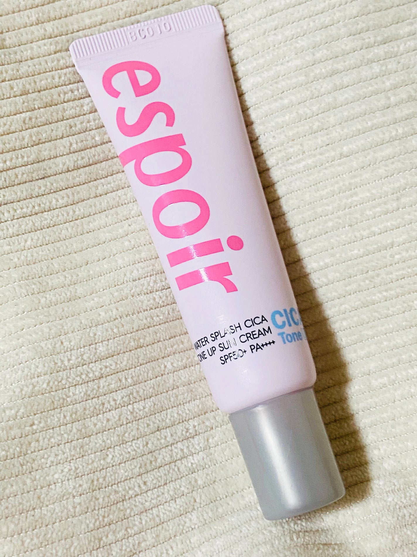 ウォータースプラッシュシカトーンアップクリーム/espoir/化粧下地を使ったクチコミ(1枚目)