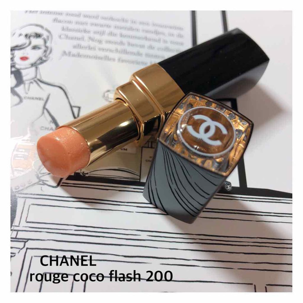 ルージュ ココ フラッシュ トップ コート/CHANEL/口紅を使ったクチコミ(1枚目)
