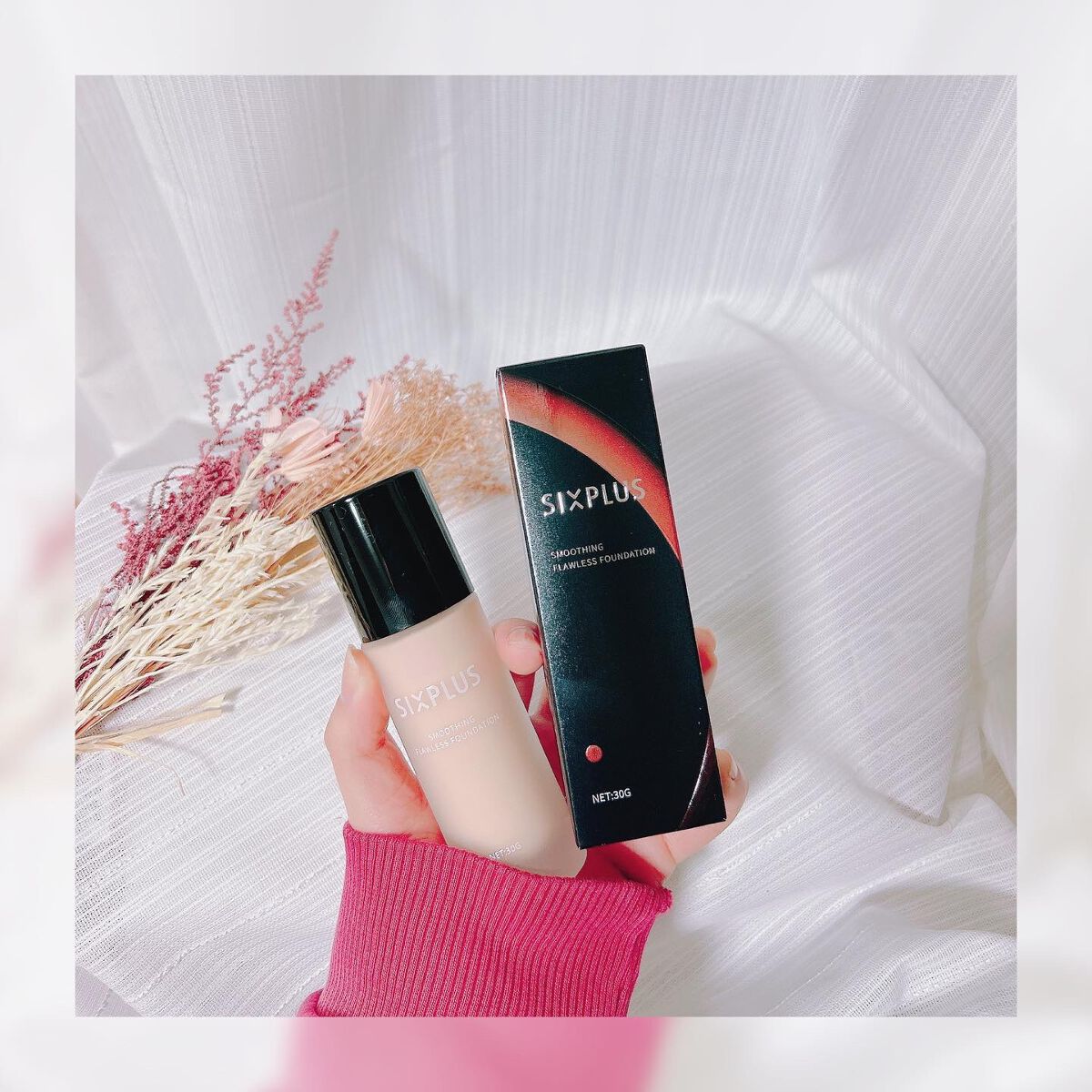 SIXPLUS スムージング フローレス リキッドファンデーション/SIXPLUS/リキッドファンデーションを使ったクチコミ(2枚目)