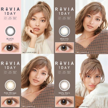 ReVIA 1day [CIRCLE] BLACK（ブラック）/ReVIA/ワンデー（１DAY）カラコンを使ったクチコミ（1枚目）