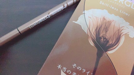スキルレスライナー/LUMIURGLAS/リキッドアイライナーを使ったクチコミ(1枚目)
