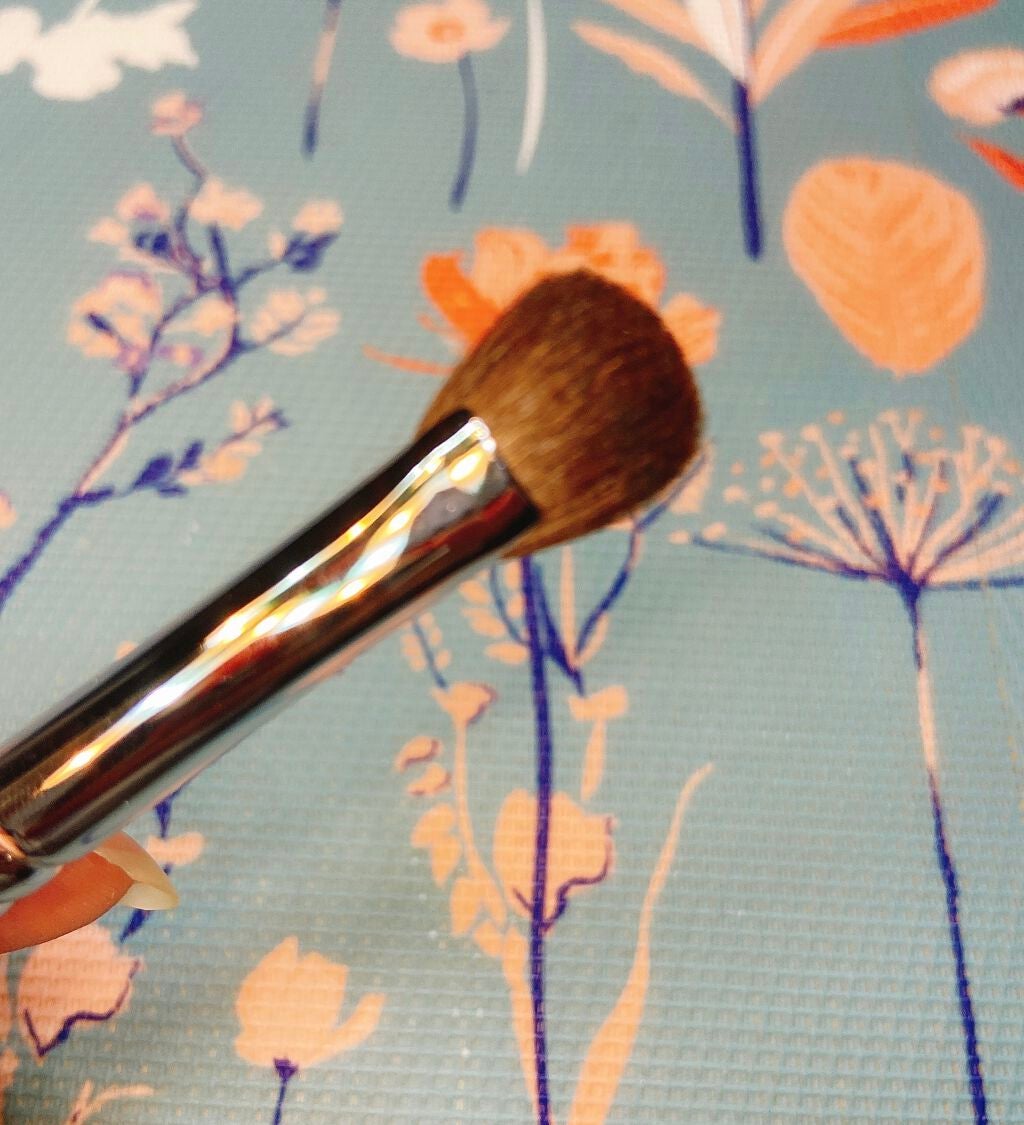 アイブロウブラシ 扇型 熊野筆/WHOMEE/メイクブラシを使ったクチコミ(3枚目)