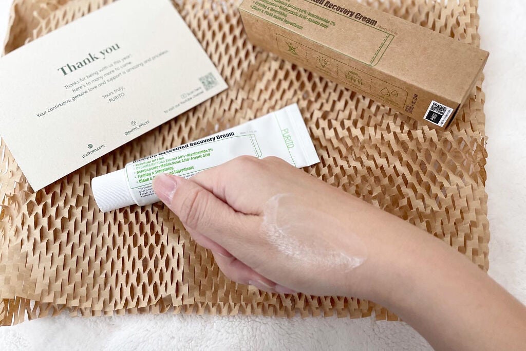 センテラアンセンティドリカバリークリーム/PURITO/フェイスクリームを使ったクチコミ(3枚目)