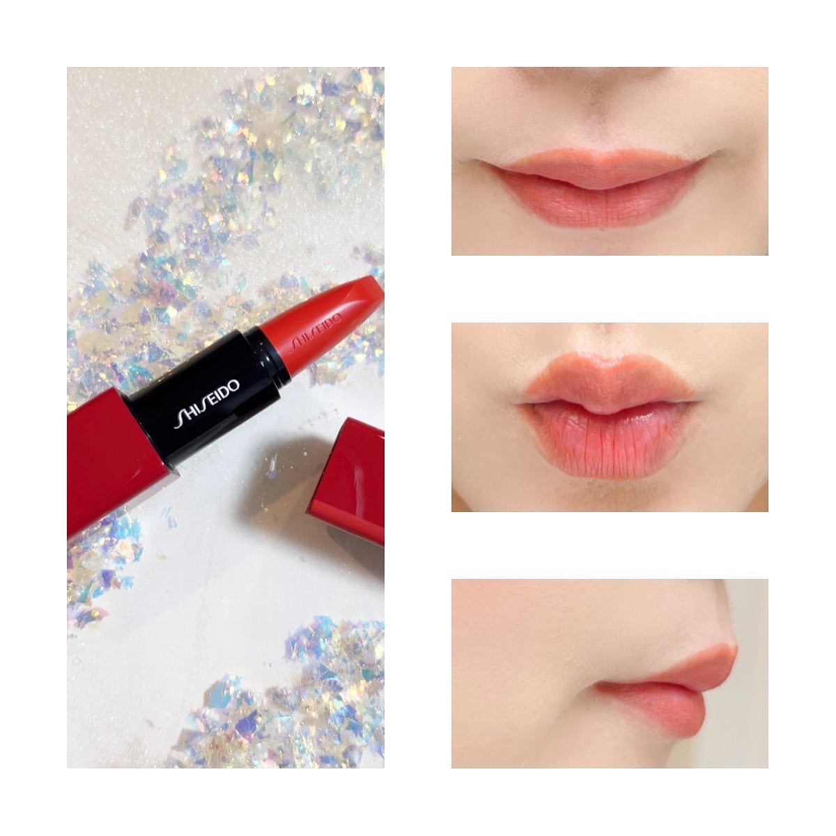 テクノサテン ジェル リップスティック 419	Heat Map/SHISEIDO/口紅を使ったクチコミ（3枚目）