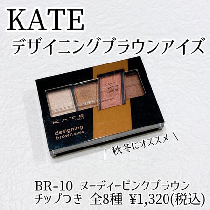 デザイニングブラウンアイズ/KATE/アイシャドウパレットを使ったクチコミ(1枚目)