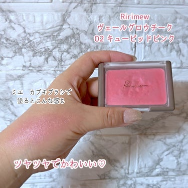 NARS ミエ カブキブラシのクチコミ「こんにちは　Lemiです💄

大人気　Ririmew のチークと相性抜群な
チークブラシがあり.....」（3枚目）