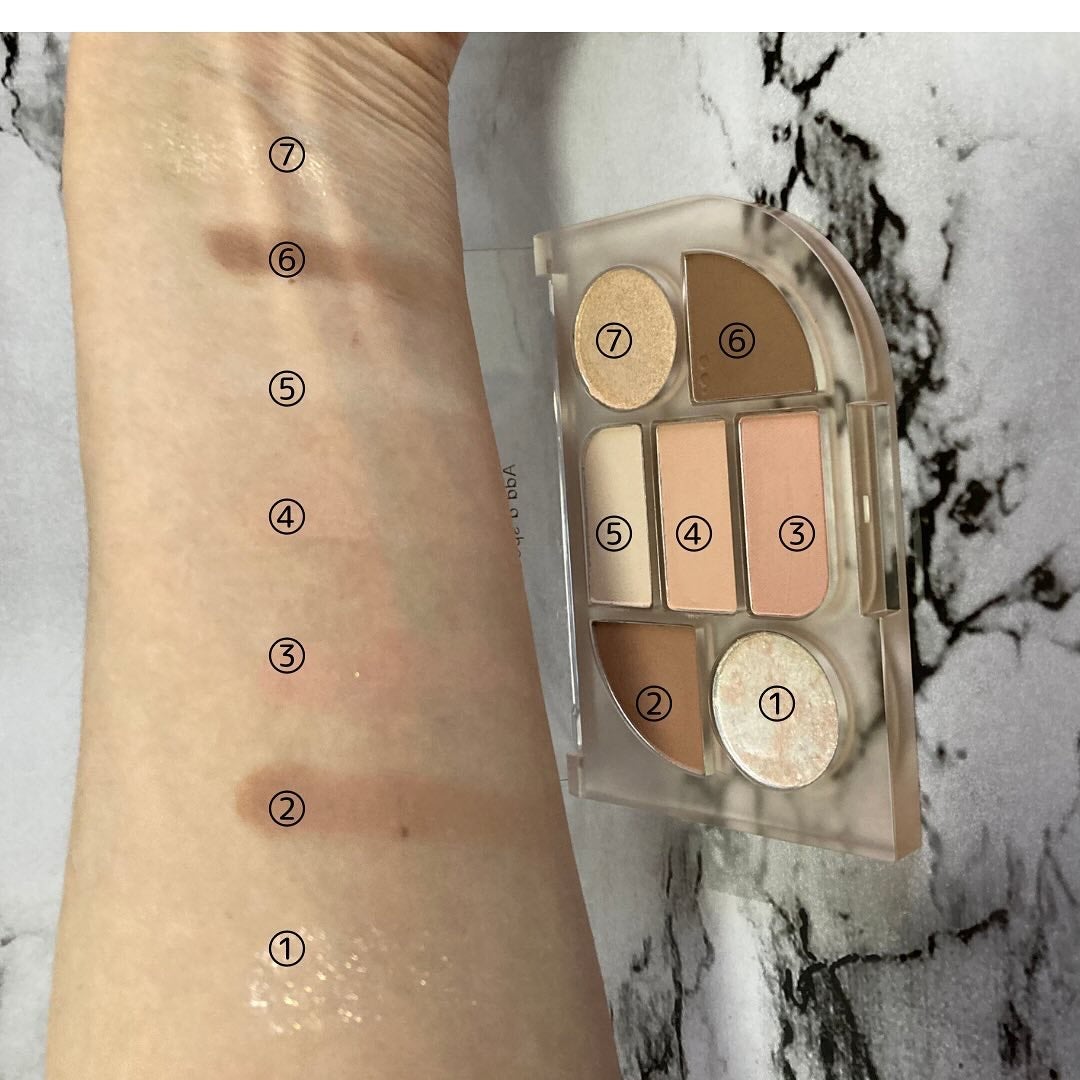 シンプレイン アイパレット/Sim;plain/アイシャドウパレットを使ったクチコミ(3枚目)