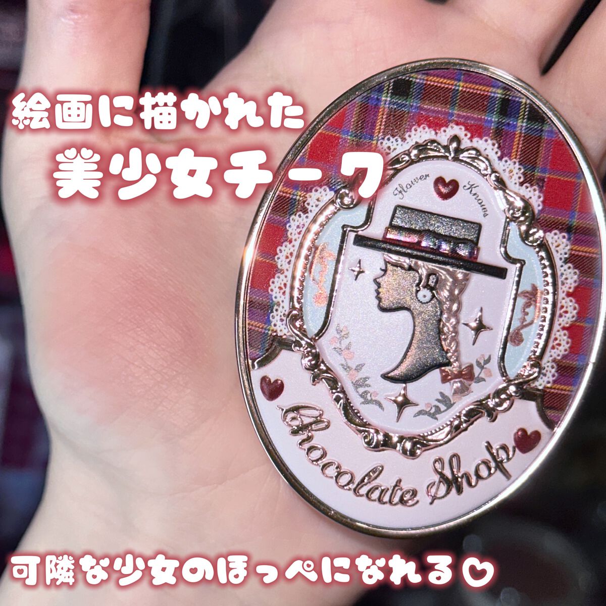 チョコレートシリーズ チークブラッシュ/FlowerKnows/パウダーチークを使ったクチコミ(1枚目)