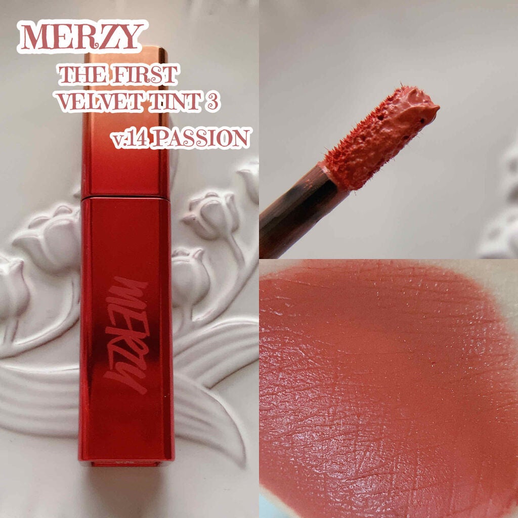 ザ ファースト ベルベット ティント シーズン1/MERZY/リップティントを使ったクチコミ(2枚目)