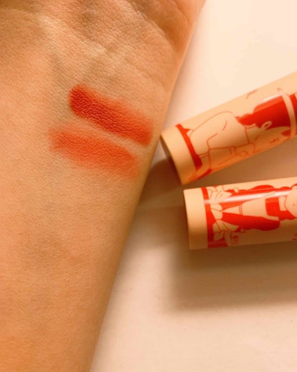 ゼロベルベットティント 12 アンシャーリー(ANNE SHIRLEY)/rom&nd/リップティントを使ったクチコミ(2枚目)