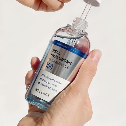 リアルヒアルロニックブルーアンプル 100/Wellage/美容液を使ったクチコミ(1枚目)