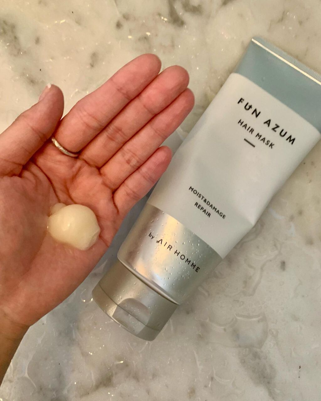 モイスト＆ダメージリペア 高濃度ヘアマスク/FUN AZUM/ヘアマスク・ヘアパックを使ったクチコミ（2枚目）