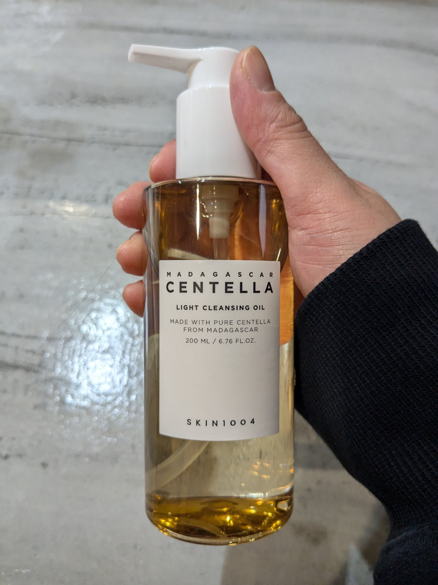 センテラ ライトクレンジングオイル/SKIN1004/オイルクレンジングを使ったクチコミ（1枚目）