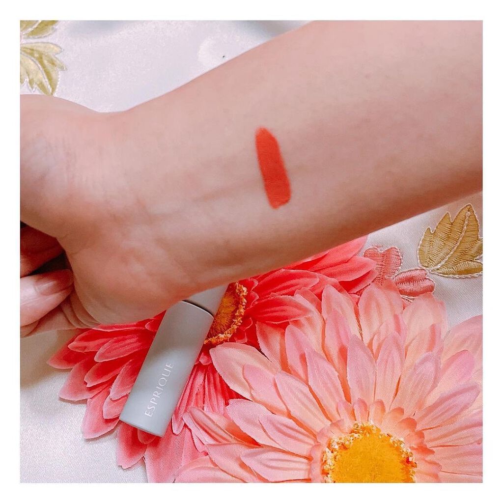 シフォンマット ルージュ/ESPRIQUE/口紅を使ったクチコミ（3枚目）