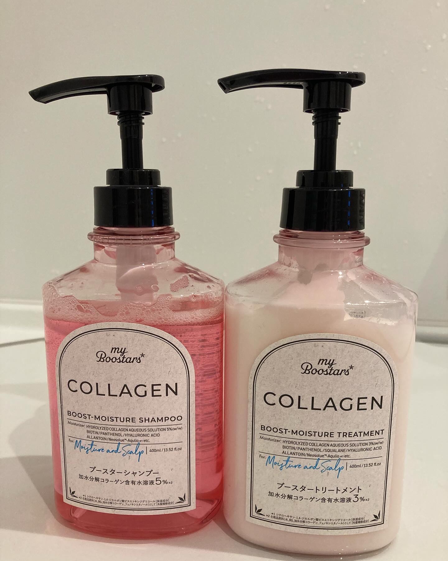 コラーゲン ブースター [モイスチャー＆スカルプ] ３点セット ベルガモットアロマの香り/マイブースターズ/その他キットセットを使ったクチコミ（1枚目）
