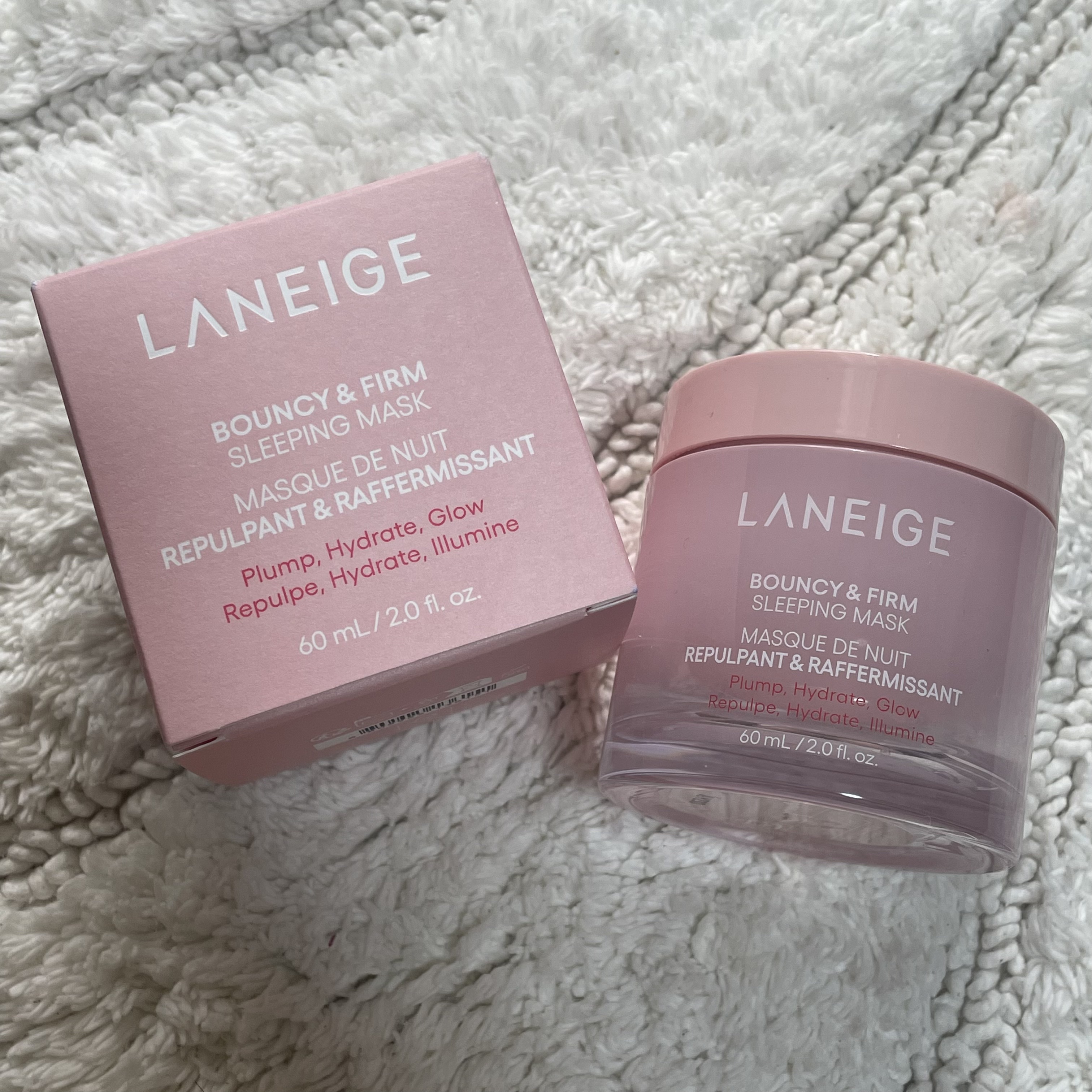 バウンシースリーピングマスク/LANEIGE/フェイスクリームを使ったクチコミ（1枚目）