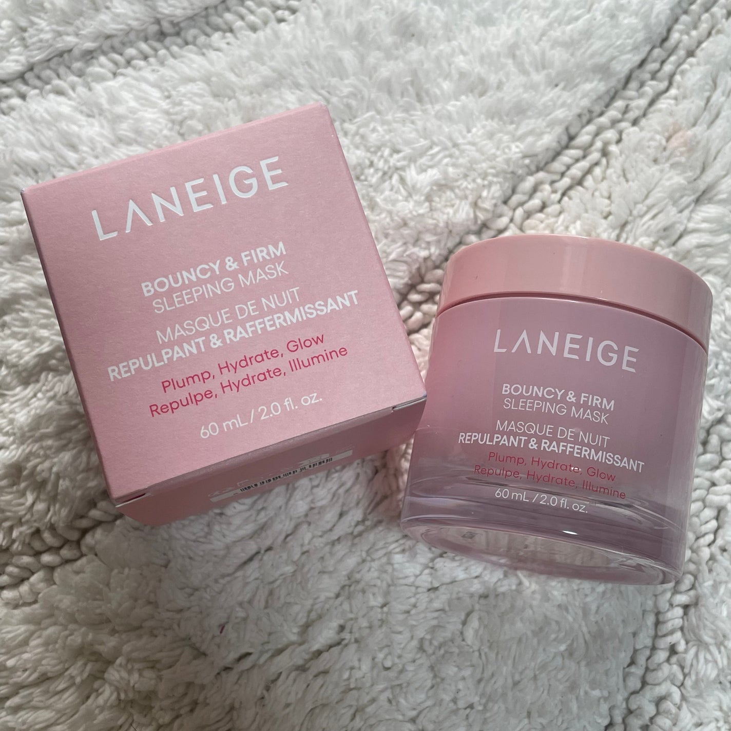 バウンシースリーピングマスク/LANEIGE/フェイスクリームを使ったクチコミ(1枚目)