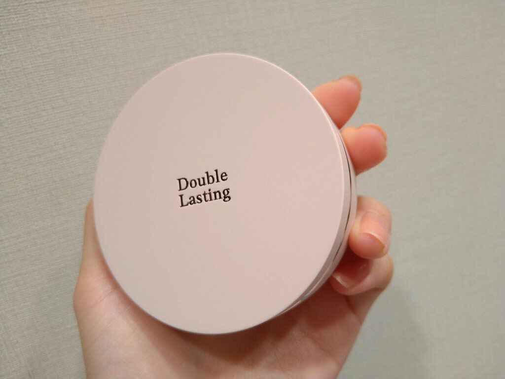 ダブルラスティング クッショングロウ/ETUDE/クッションファンデーションを使ったクチコミ（2枚目）