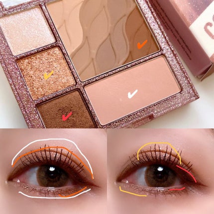 colorgram マルチキューブパレット/Colorgram/アイシャドウパレットを使ったクチコミ(2枚目)