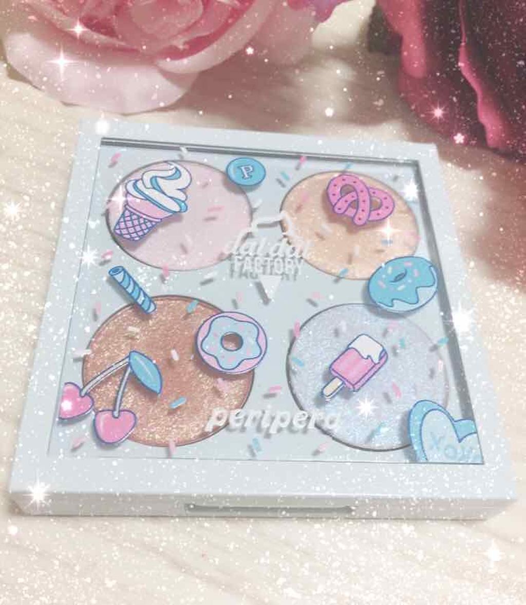 シュガートゥインクルグリッターパレット/PERIPERA/アイシャドウパレットを使ったクチコミ（1枚目）