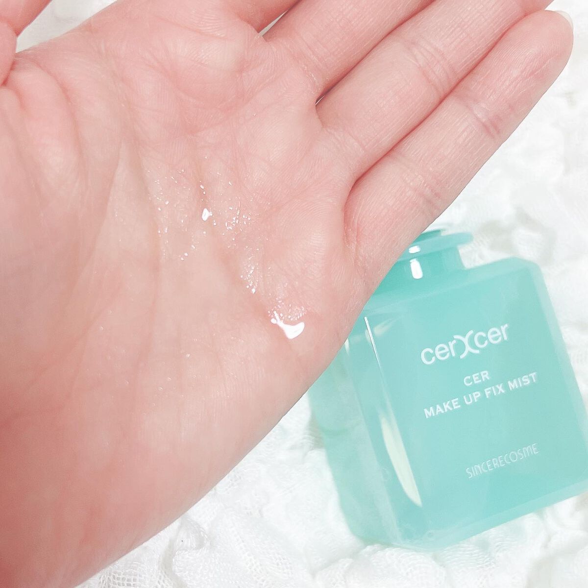 メイクアップフィックスミスト/cerXcer/フィックスミストを使ったクチコミ(3枚目)