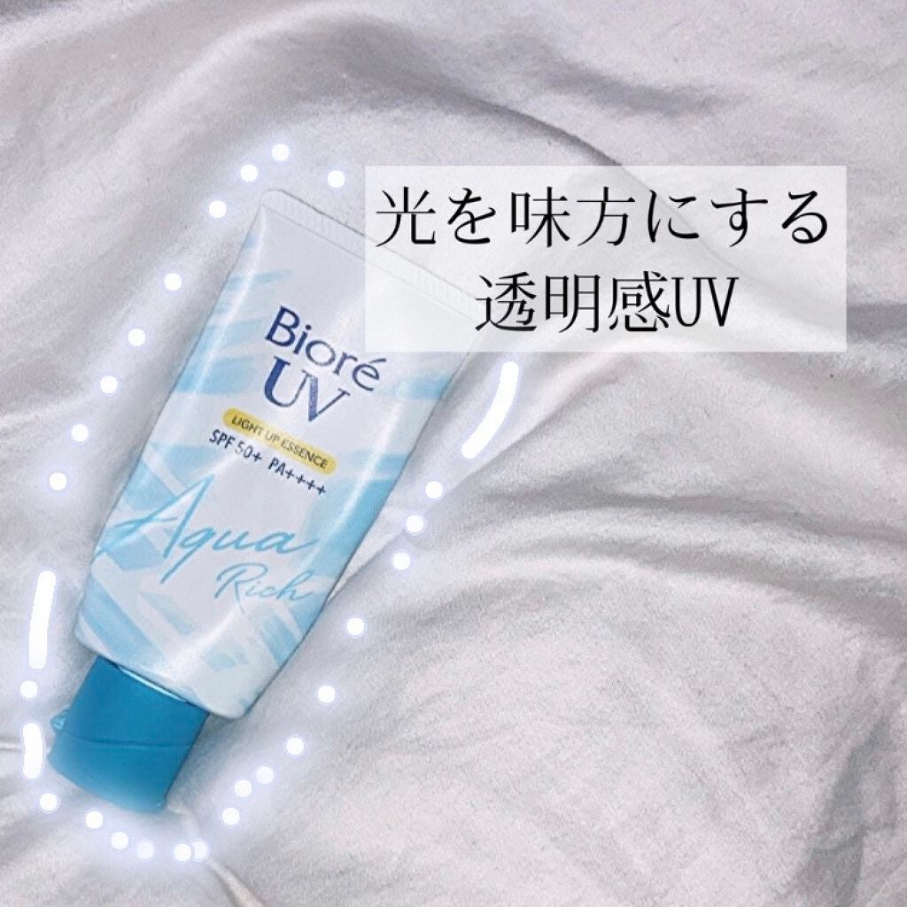 ビオレUV アクアリッチ ライトアップエッセンス/ビオレ/日焼け止めクリームを使ったクチコミ(1枚目)