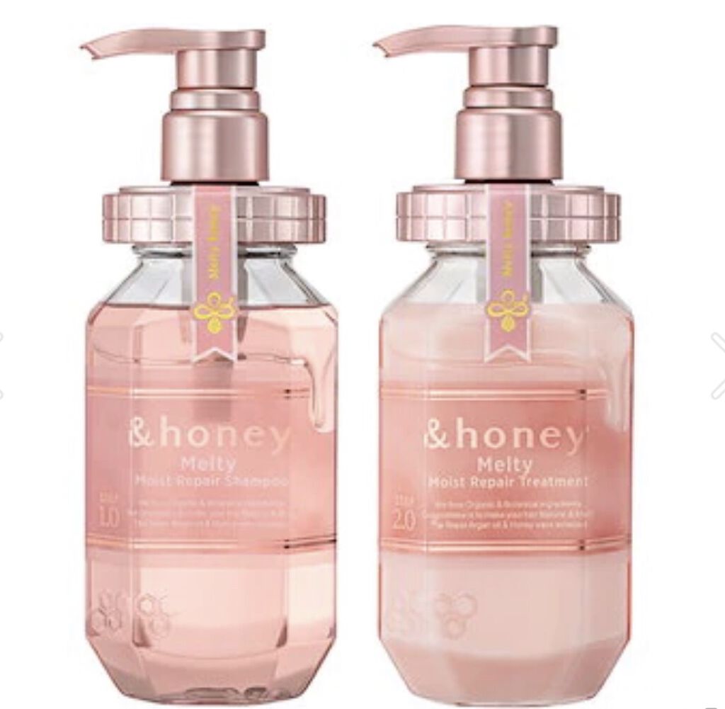 &honey Melty モイストリペア シャンプー1.0／モイストリペア ヘアトリートメント2.0/&honey/市販シャンプーを使ったクチコミ（1枚目）