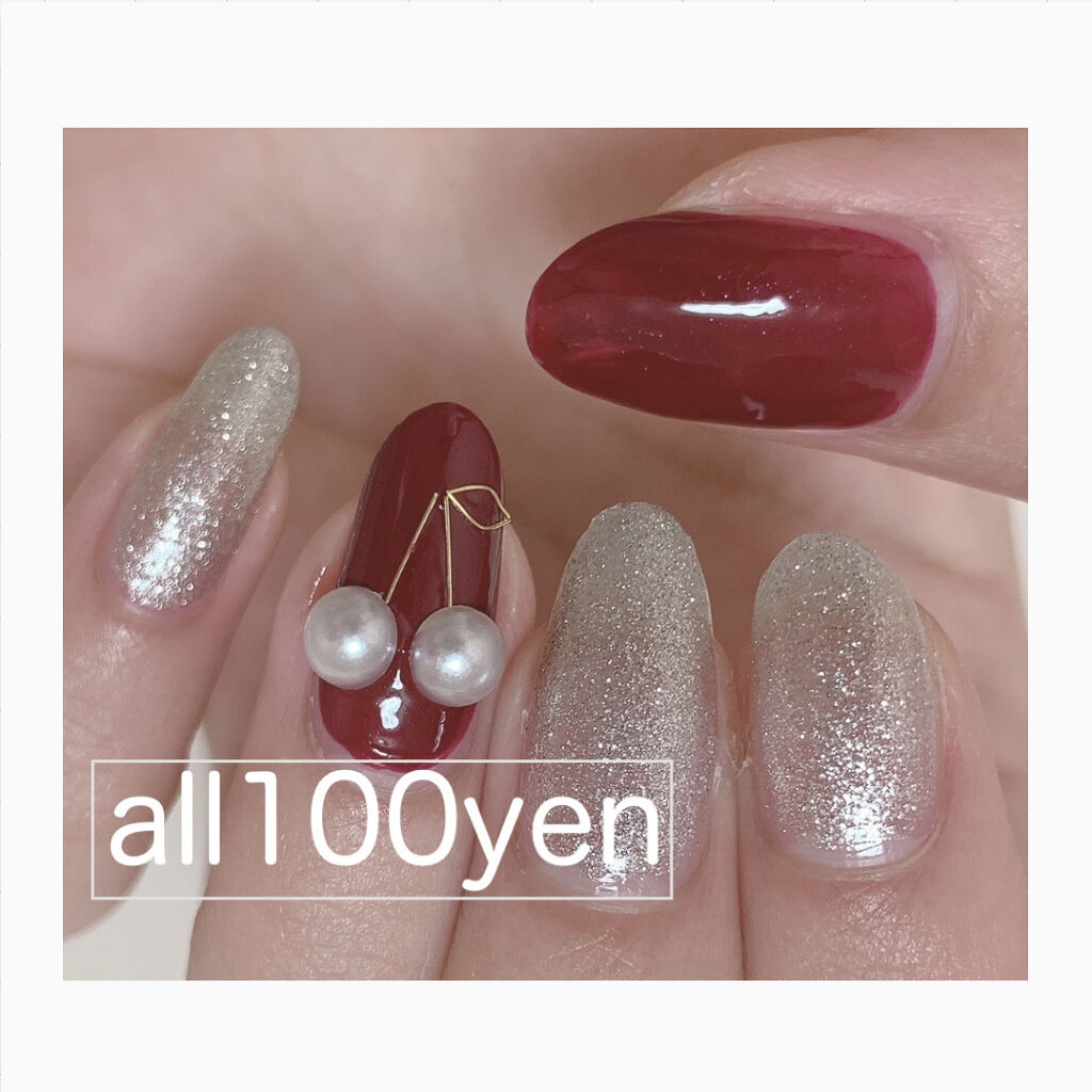 ワイヤーネイル/セリア/ネイルチップ・パーツを使ったクチコミ（1枚目）