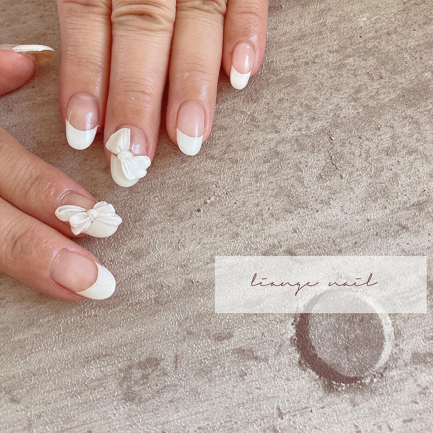 Yuki on LIPS 「.リボン🎀...Liangenail《リアンジェネイル》千葉..」(1枚目)