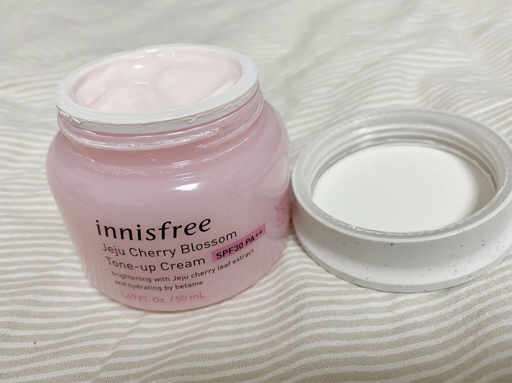 チェリーブロッサム トーンアップ クリーム UV/innisfree/フェイスクリームを使ったクチコミ（1枚目）