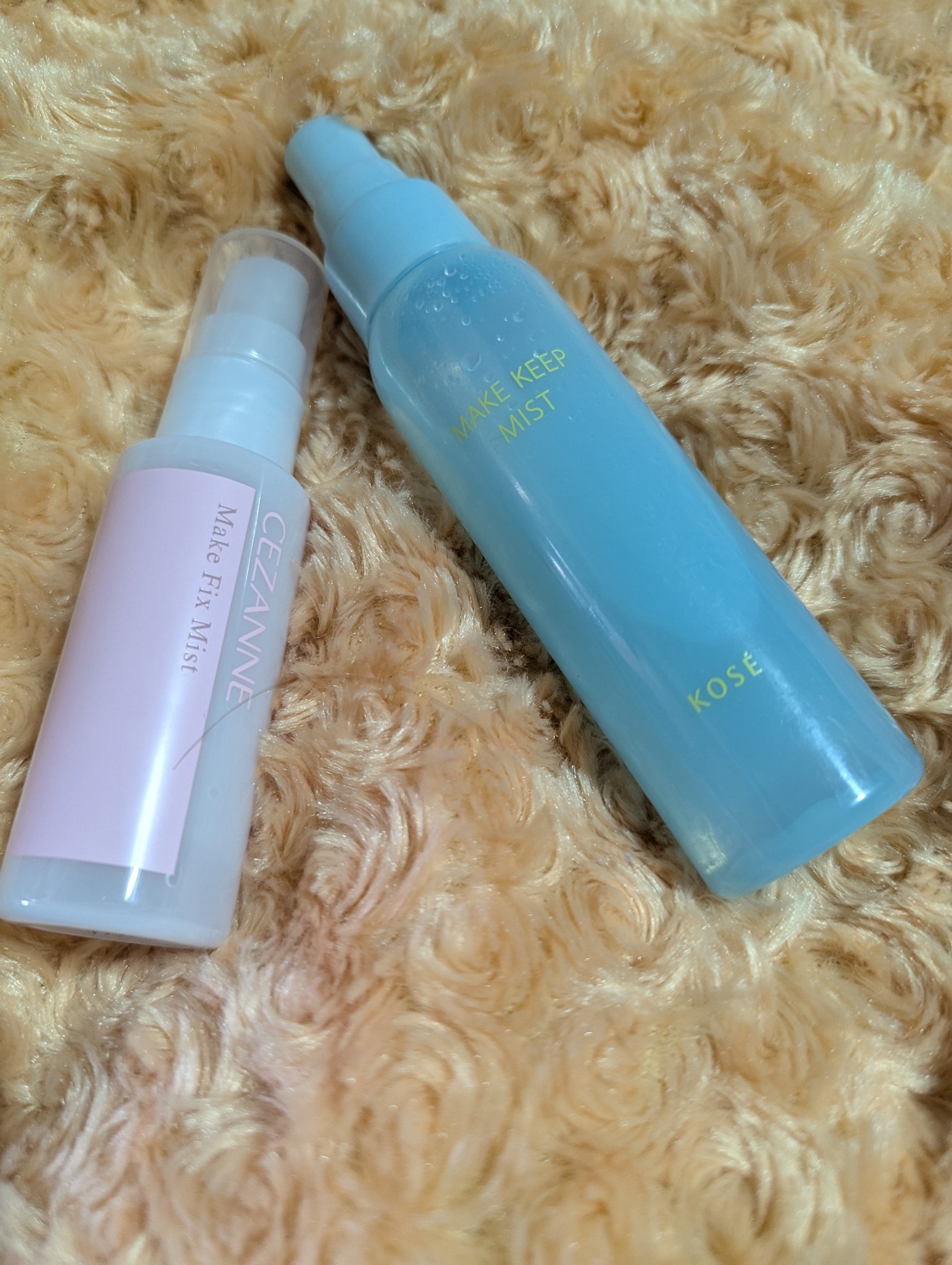 メイクフィックスミスト/CEZANNE/フィックスミストを使ったクチコミ（1枚目）