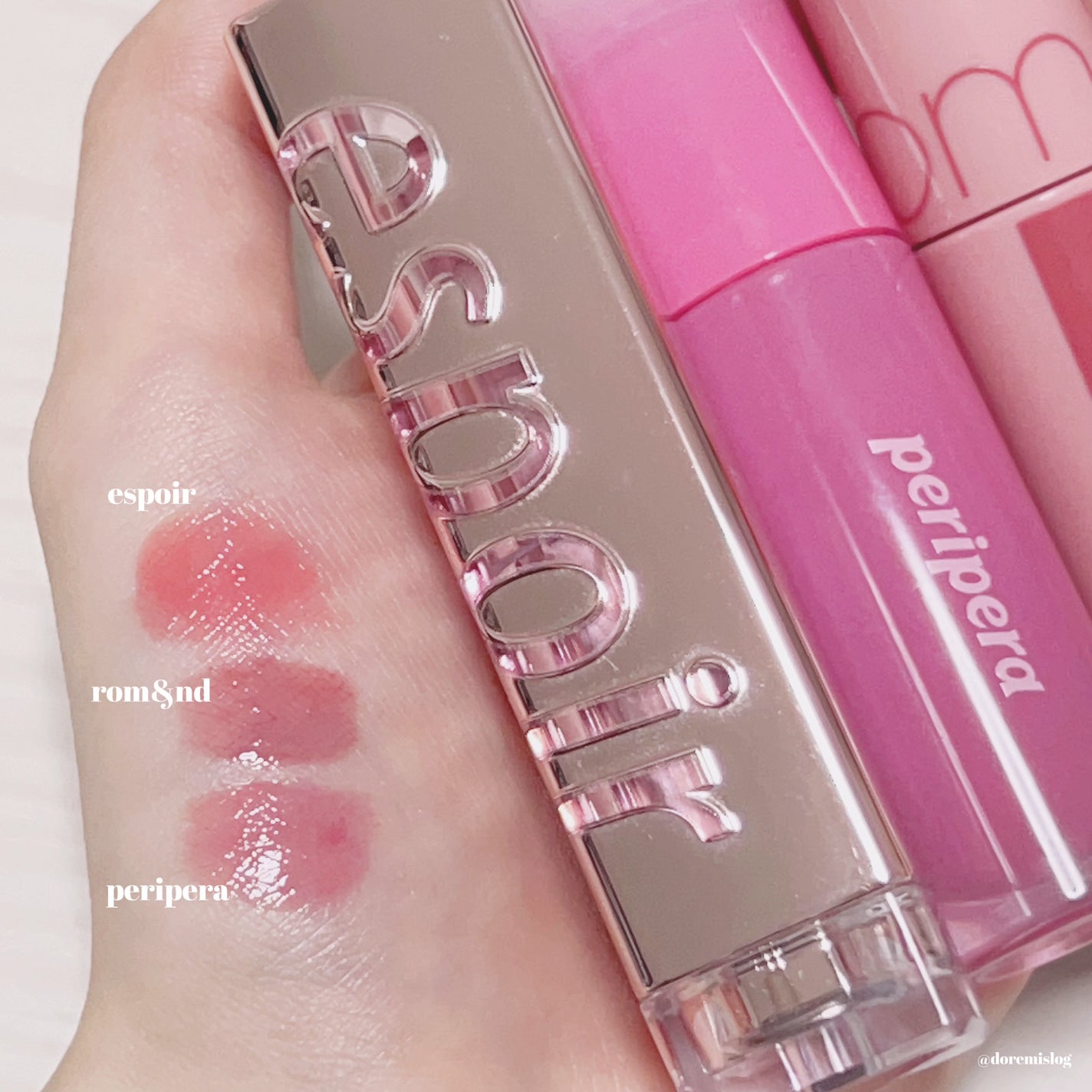 ジューシーラスティングティント/rom&nd/リップティントを使ったクチコミ(1枚目)