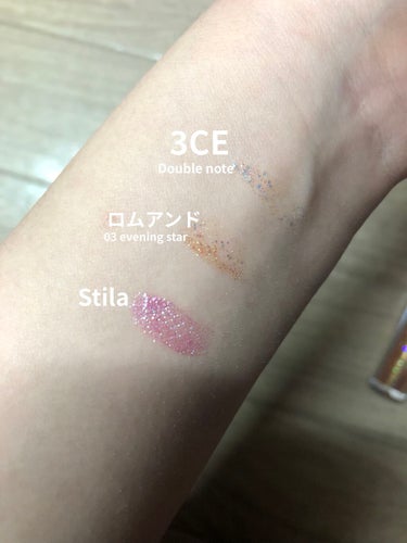 グリッター&グロウ リキッドアイシャドウ/stila/リキッドアイシャドウを使ったクチコミ（6枚目）