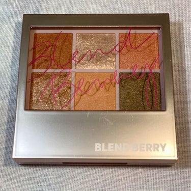 オーラクリエイション 101 グースベリー＆セピアブラウン(限定カラー)/BLEND BERRY/アイシャドウパレットを使ったクチコミ（2枚目）