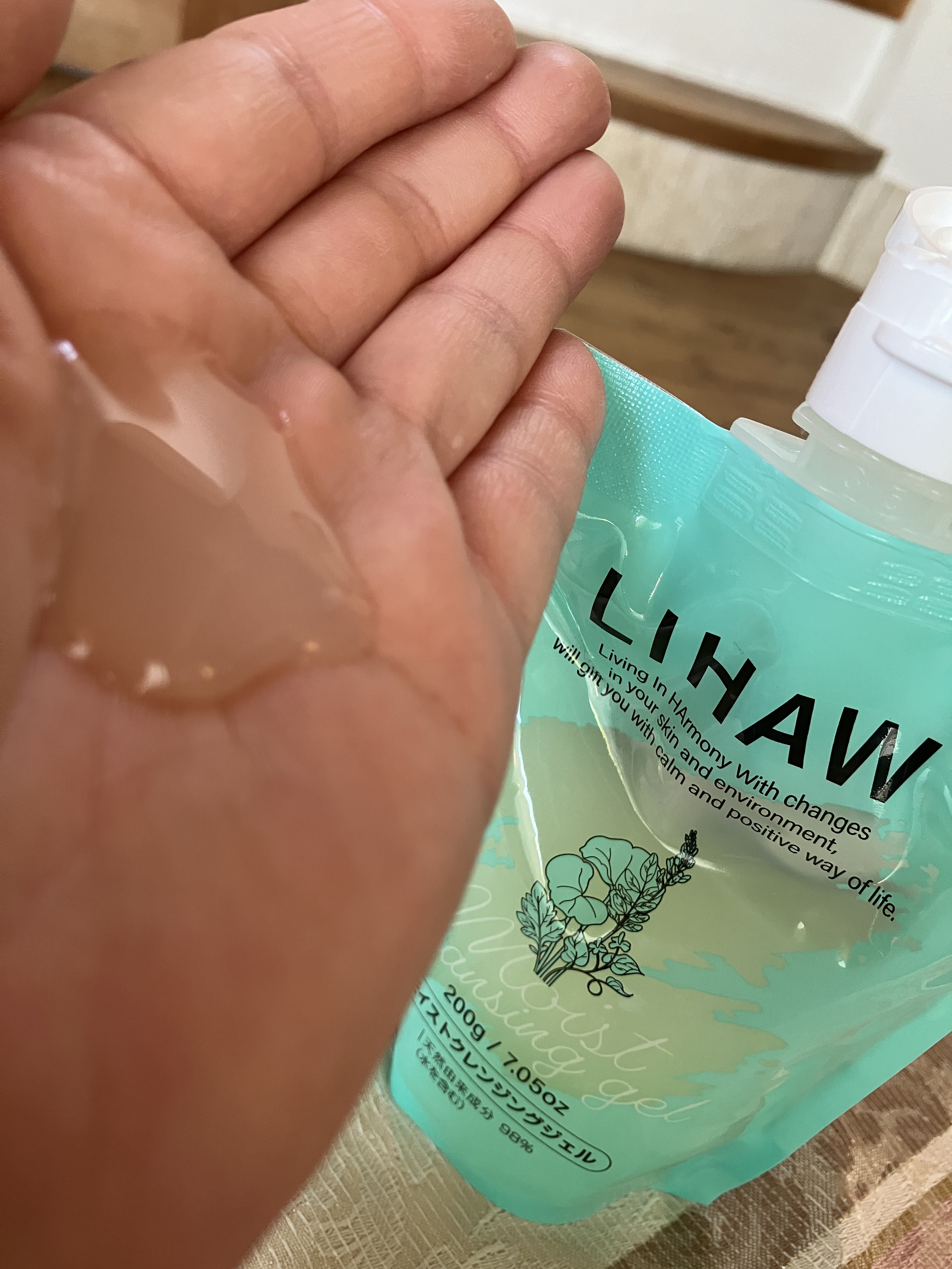 モイストクレンジングジェル  200g/LIHAW/クレンジングジェルを使ったクチコミ（3枚目）