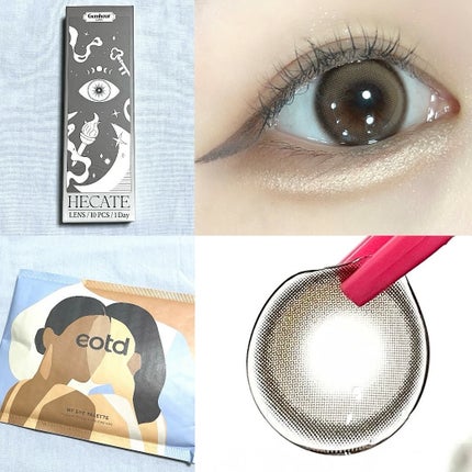 Gemhour lens ヘカテのクチコミ「〖神秘的ブラウン韓国カラコン!〗
\ナチュラルに瞳をトーンアップ!/
❤︎HECATE 1.....」(2枚目)