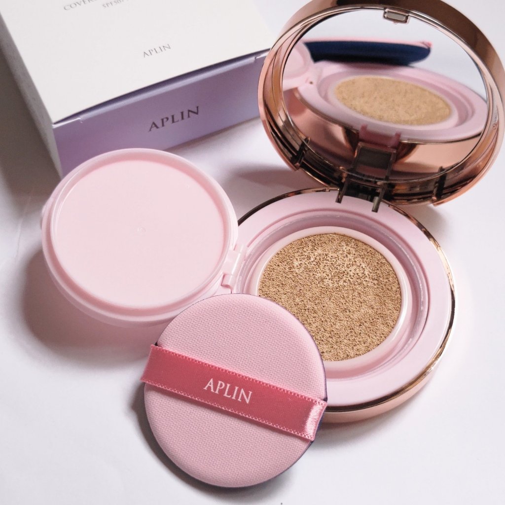 ピンクティーツリーカバーアップグロウクッション/APLIN/クッションファンデーションを使ったクチコミ（2枚目）