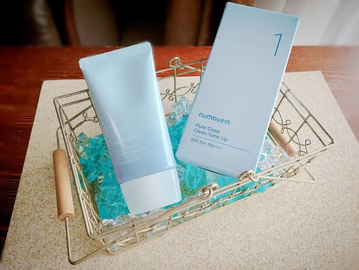 1番 ガラス玉トーンアップクリーム/numbuzin/日焼け止めクリームを使ったクチコミ(2枚目)