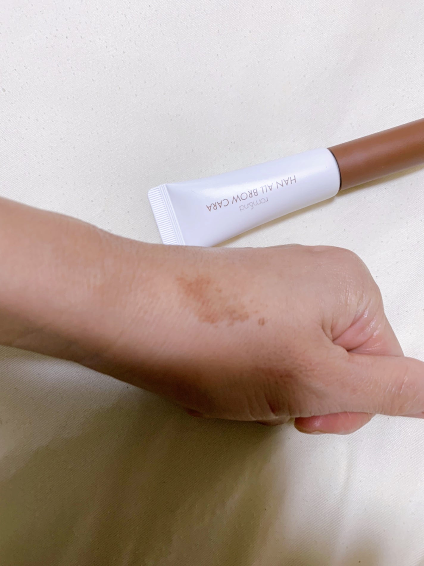 ハンオールブロウカラ/rom&nd/眉マスカラを使ったクチコミ(2枚目)