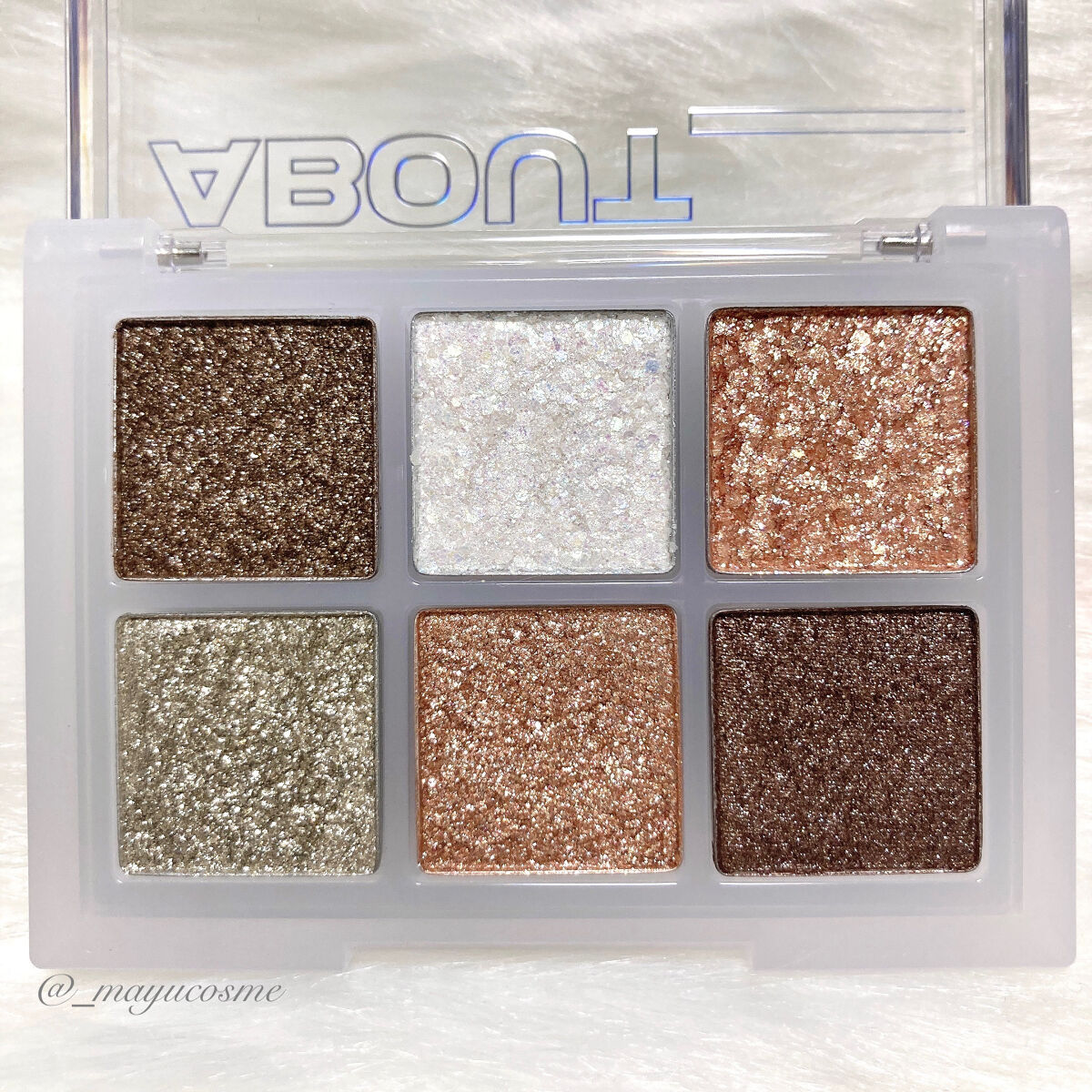 オーマイグリッターポップ/ABOUT TONE/アイシャドウパレットを使ったクチコミ（2枚目）