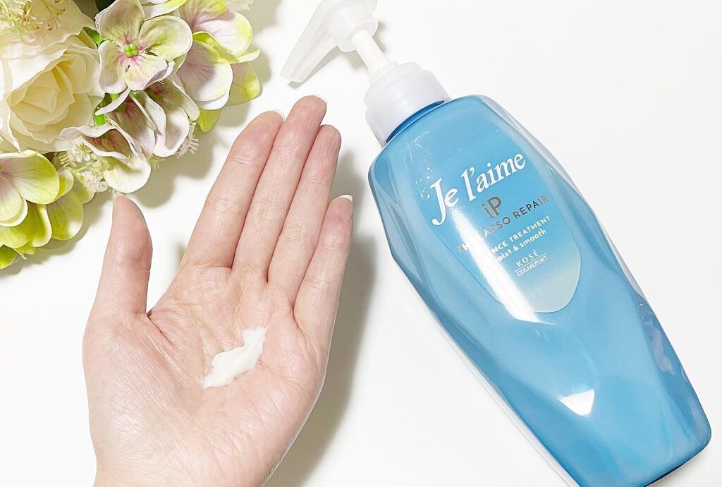 iP タラソリペア 補修美容液 シャンプー/トリートメント (モイスト＆スムース)/Je l'aime/市販シャンプーを使ったクチコミ（3枚目）