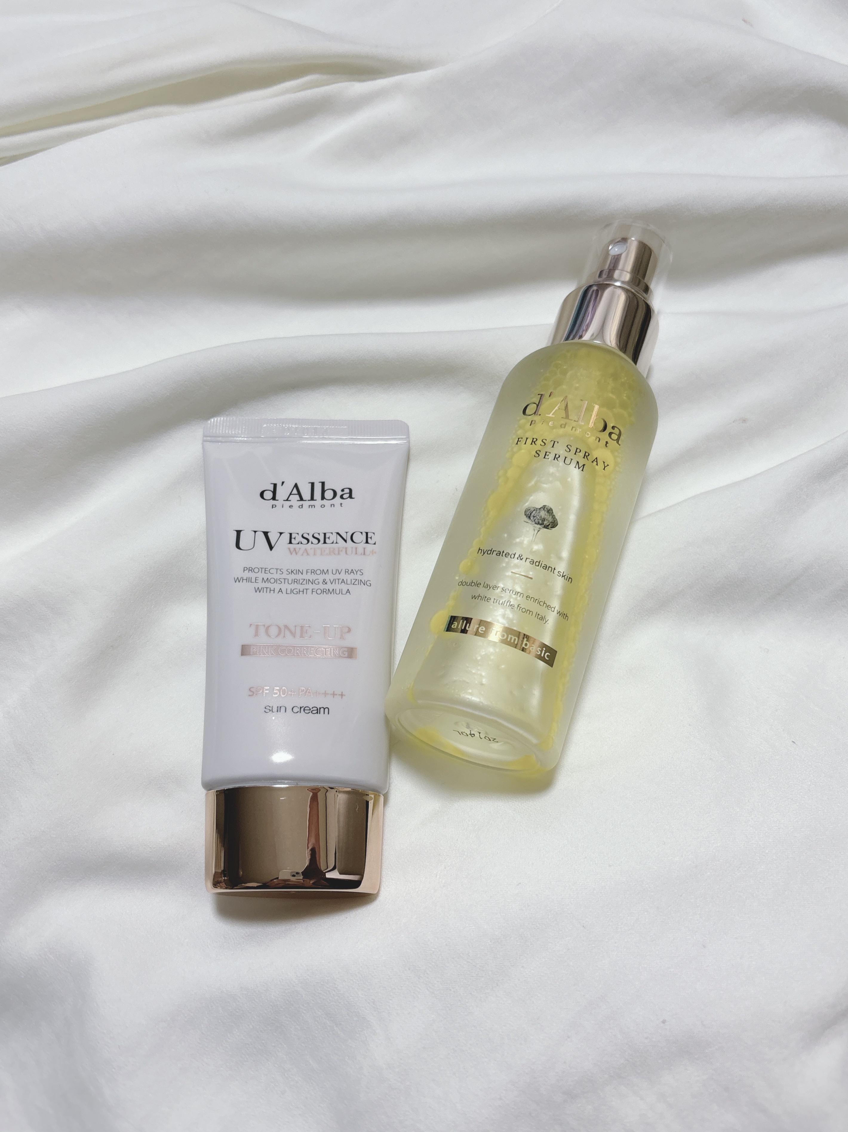 ダルバ ホワイトトリュフファーストスプレーセラム/ダルバ/ミスト状化粧水を使ったクチコミ（1枚目）