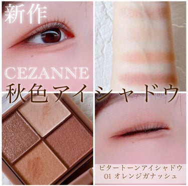 ビタートーンアイシャドウ/CEZANNE/パウダーアイシャドウを使ったクチコミ（1枚目）