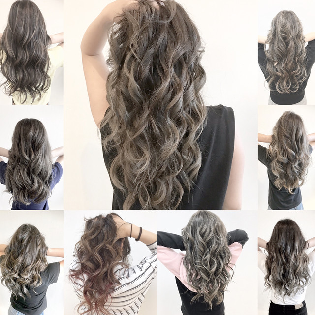 バレイヤージュの髪色見本