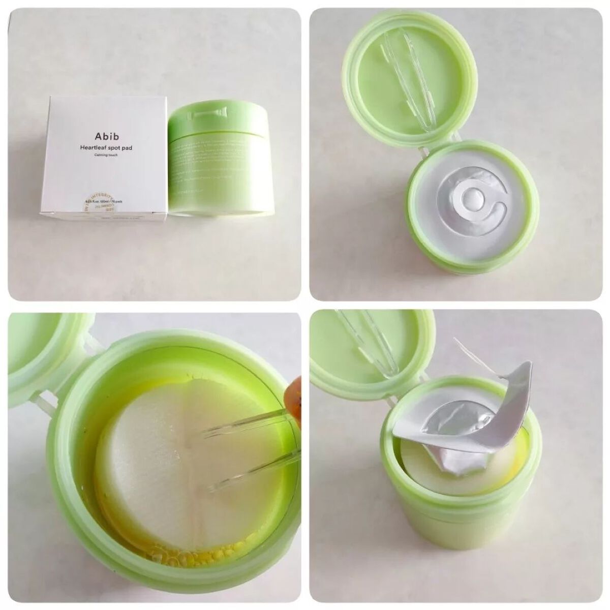 ドクダミカーミングタッチスポットパッド/Abib /トナーパッドを使ったクチコミ（2枚目）