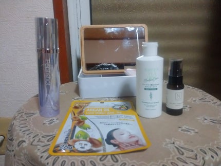 MITOMO MITOMOアルガンオイルのクチコミ「🌃夜のスキンケア 記録用
洗顔➔Dr.GRTXセラム ぺプチショット➔MITOMOアルガンオ.....」(1枚目)