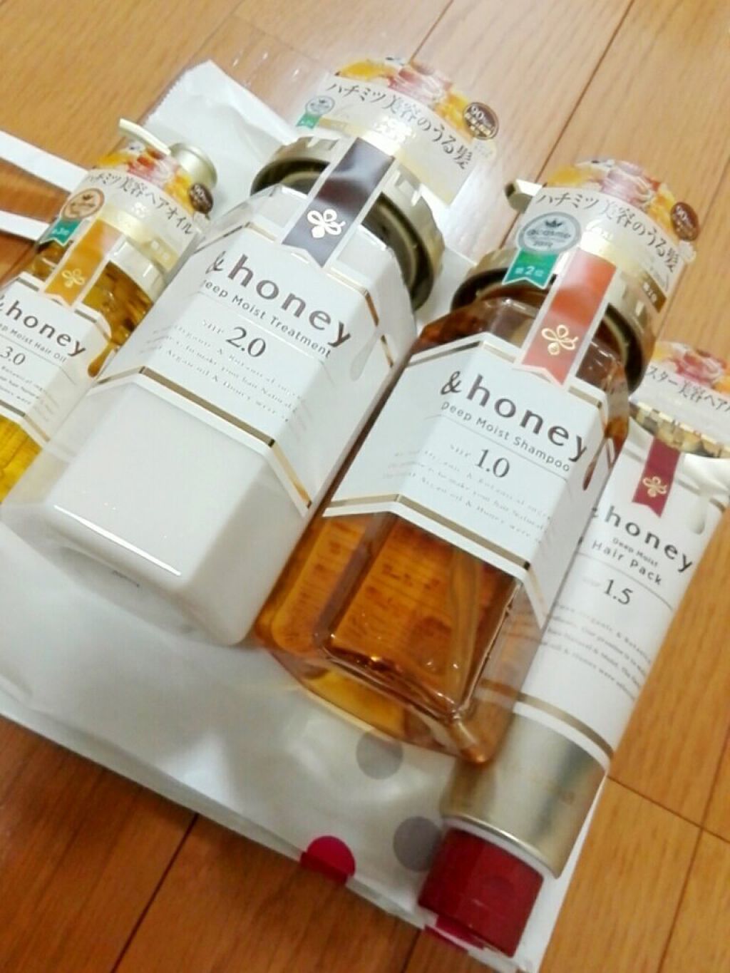 ディープモイスト シャンプー1.0/ヘアトリートメント2.0/&honey/市販シャンプーを使ったクチコミ(1枚目)