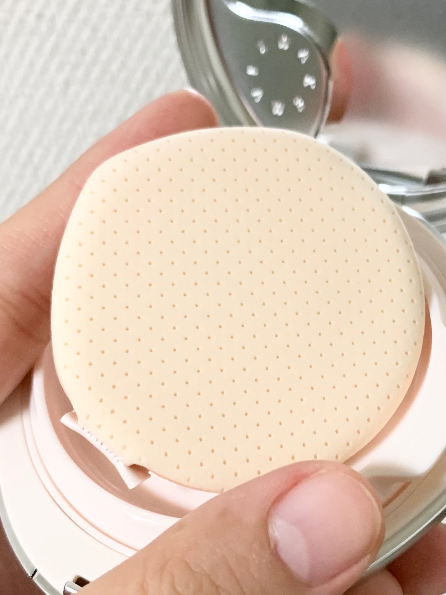 ウォーターベルベットカバークッション/wakemake/クッションファンデーションを使ったクチコミ(3枚目)